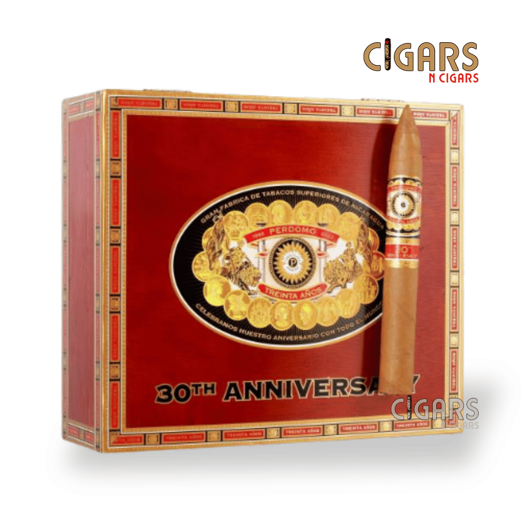 Perdomo 30th Anniversary Connecticut Torpedo Box of 30