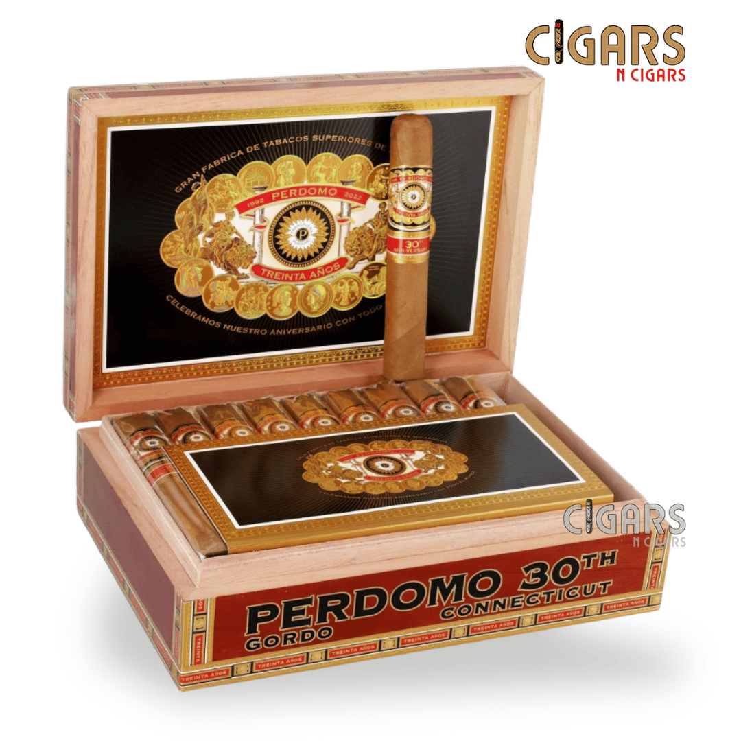 Perdomo 30th Anniversary Connecticut Gordo Box of 30