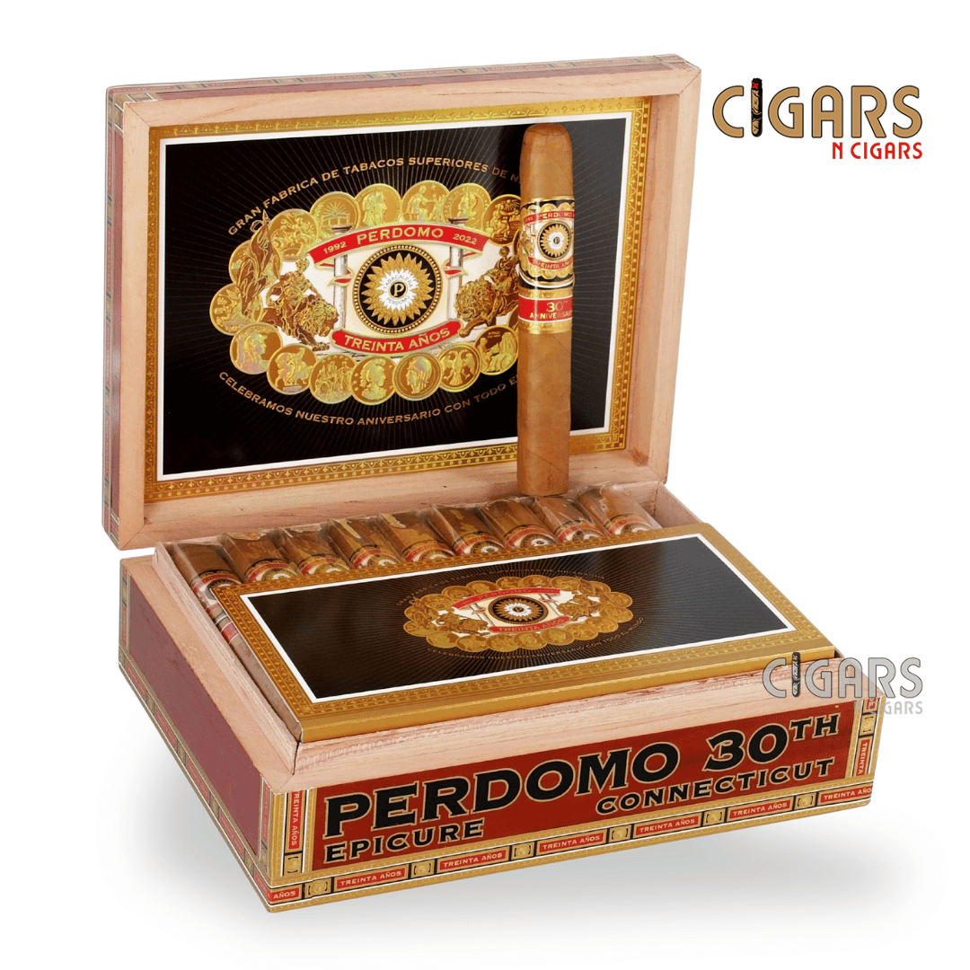 Perdomo 30th Anniversary Connecticut Epicure Box of 30