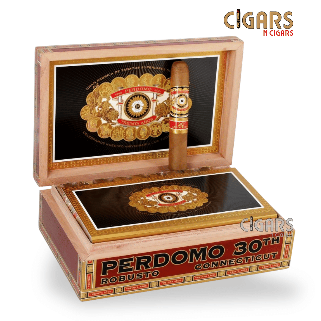 Perdomo 30th Anniversary Connecticut Robusto Box of 30