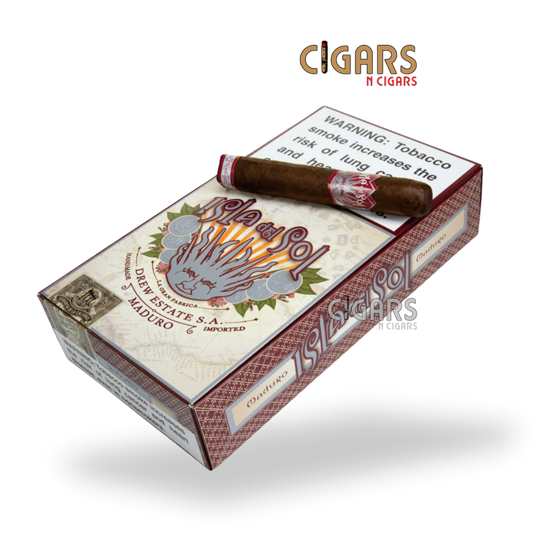 Drew Estate Isla del Sol Maduro Robusto Box of 10