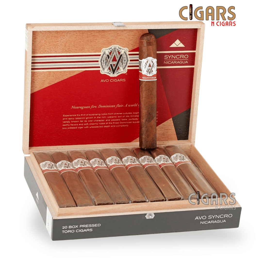 AVO Syncro Nicaragua Box-Pressed Toro Box of 20
