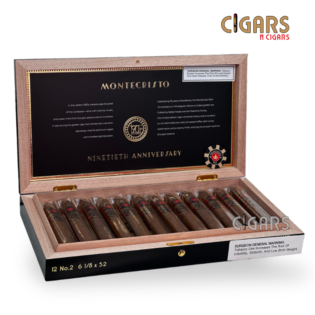 Montecristo 90th Anniversary No. 2 Box of 12