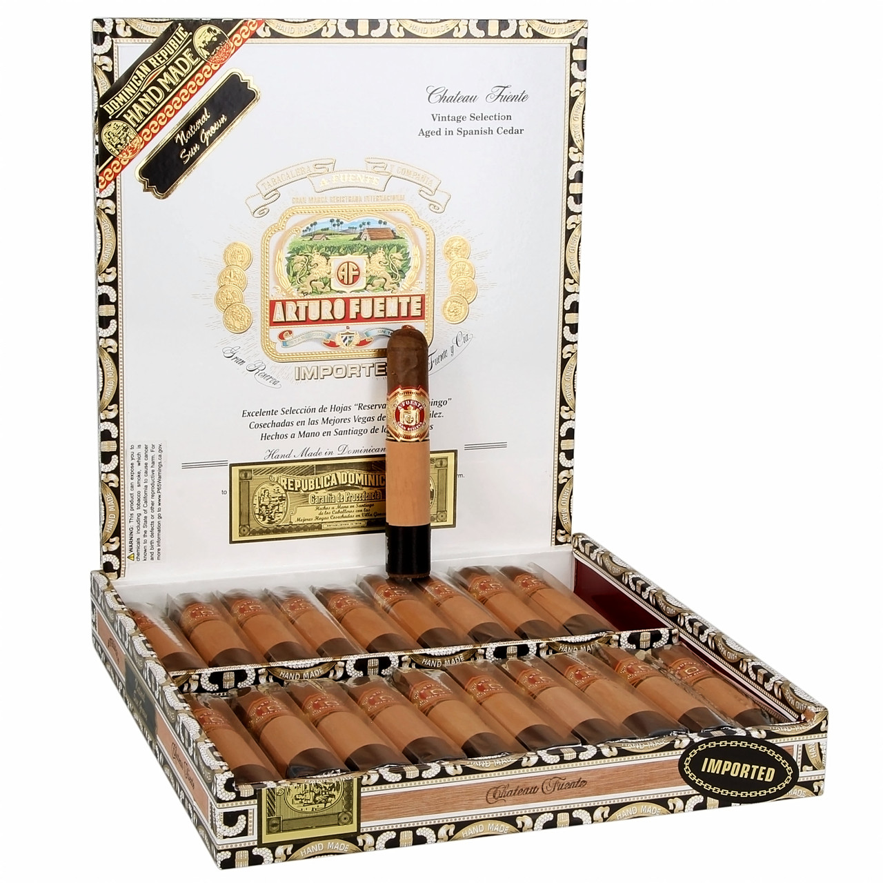 Arturo Fuente Sun Grown Chateau Fuente Pack of 5