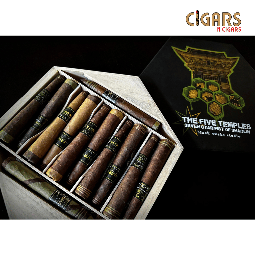 BLK WKS The Five Temples - Seven Star Fist of Shaolin Box of 24