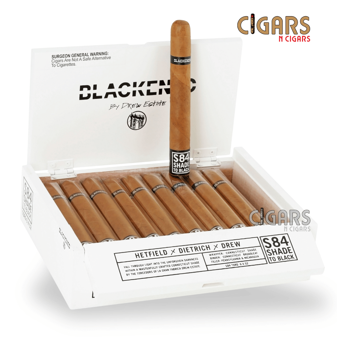 Drew Estate Blackened S84 Shade to Black Toro Box of 20