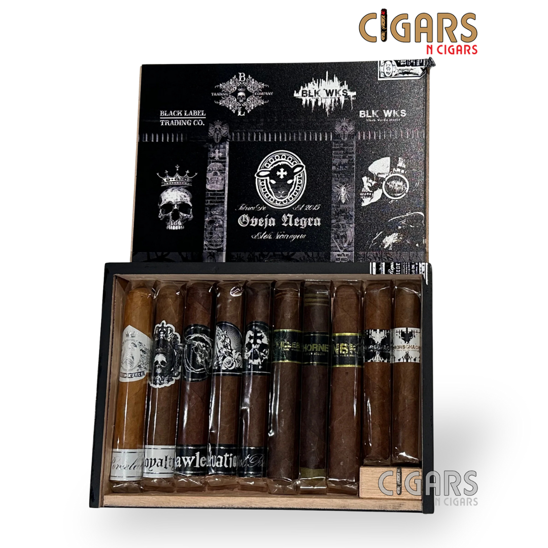 Black Works Studio Robusto Sampler Box of 10