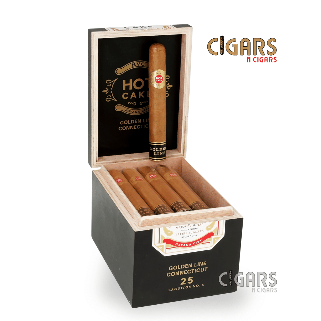 HVC Hot Cake Golden Line Connecticut Laguito No. 5 Box of 25