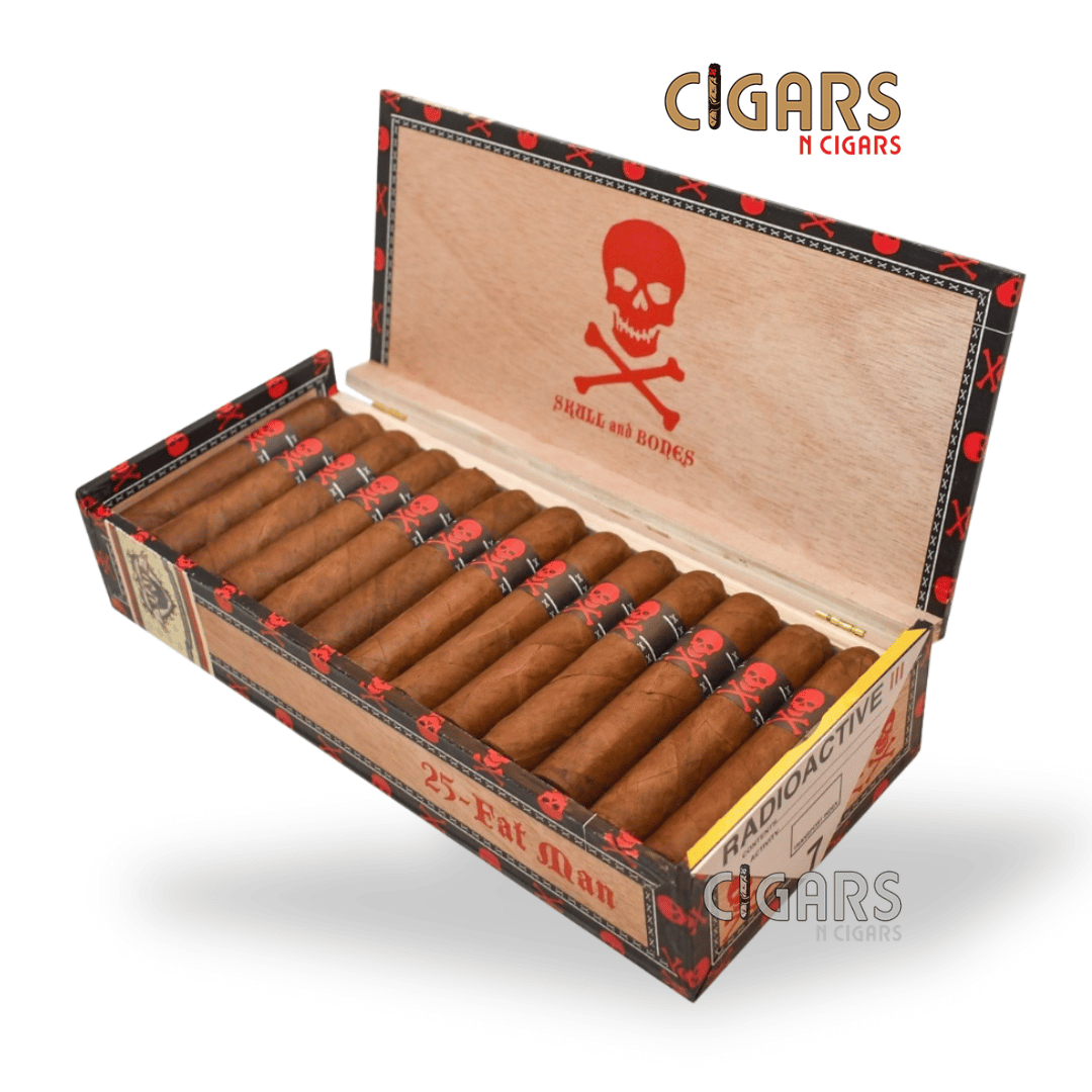 Viaje Skull and Bones Red Fat Man Box of 25