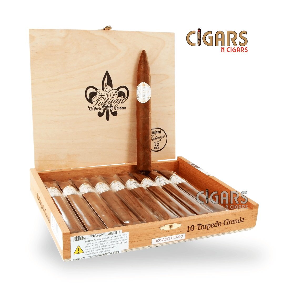 Tatuaje 15th Anniversary Torpedo Grande Claro Box of 10