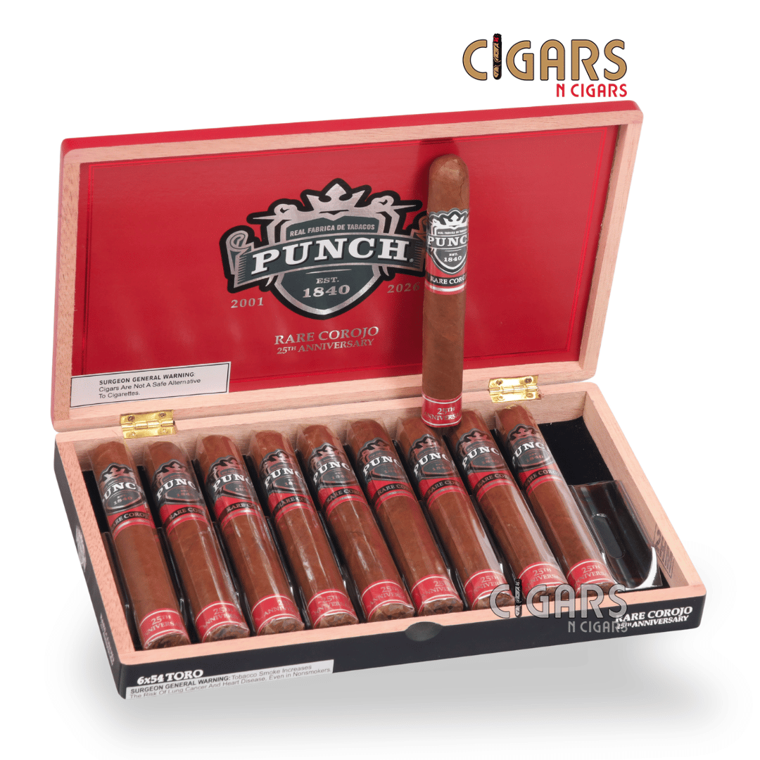 Punch Rare Corojo 25th Anniversary Box of 10