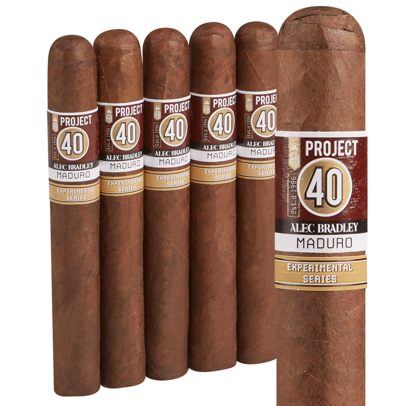 Alec Bradley Project 40 Maduro Robusto Pack of 5