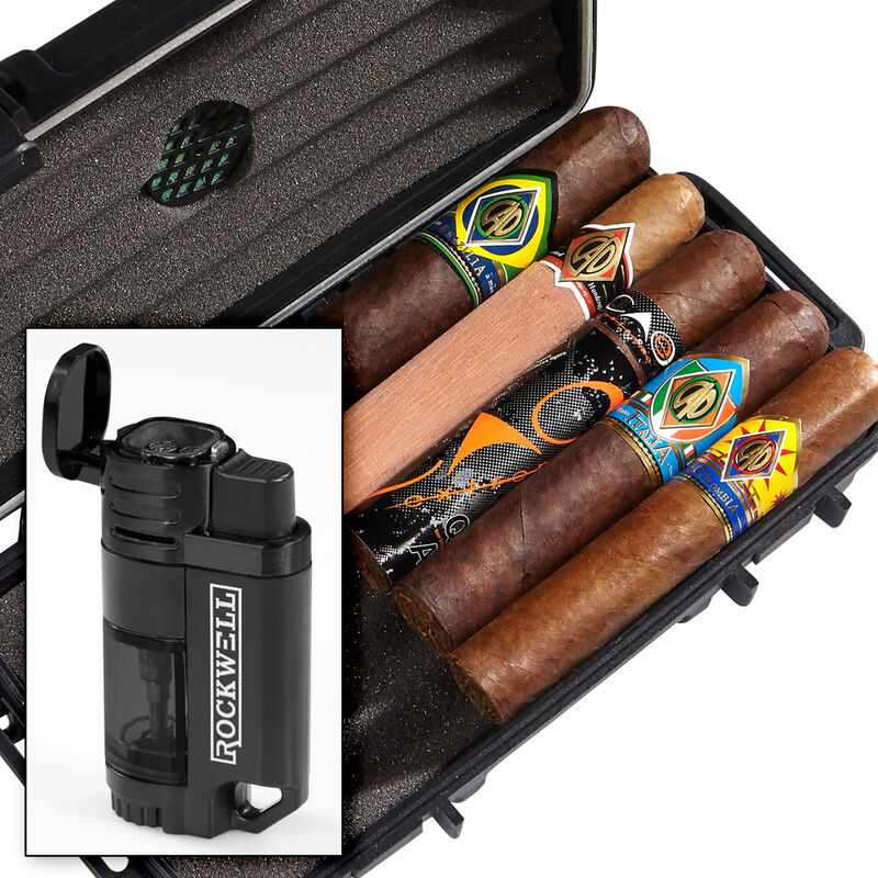 Grab 'n Go Kit: CAO 5-Star + Herf-a-Dor Robusto 5-Cigar Sampler