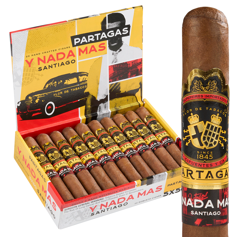 Partagas Y Nada Mas Santiago Robusto Box of 20