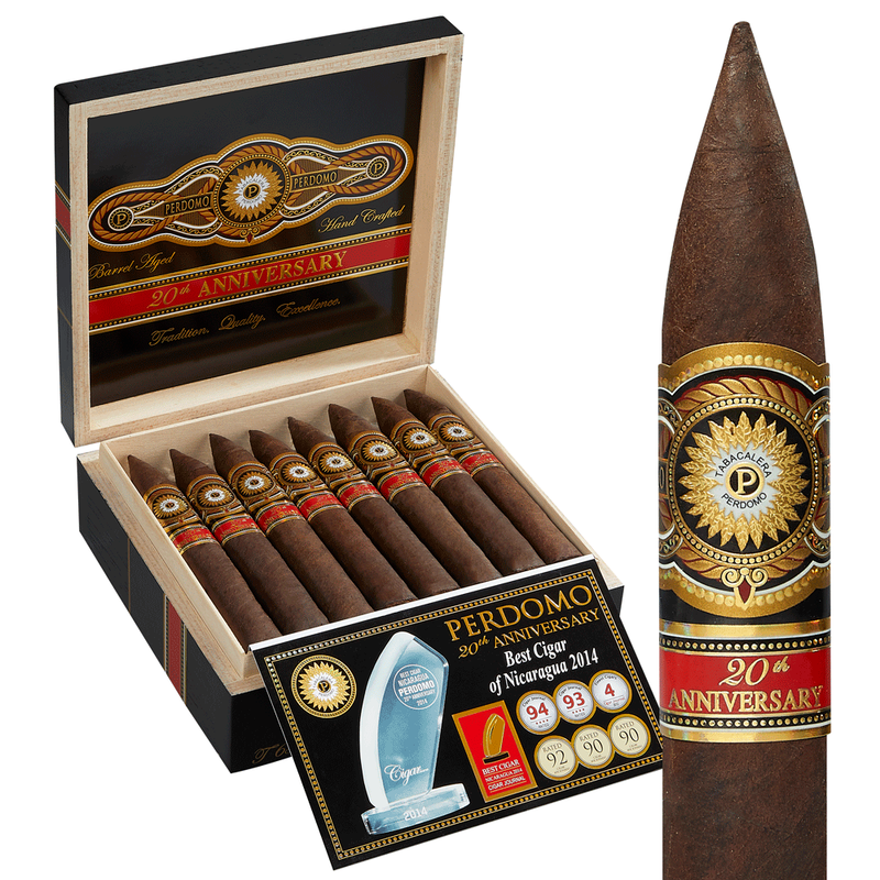 Perdomo 20th Anniversary Maduro Torpedo Box of 24