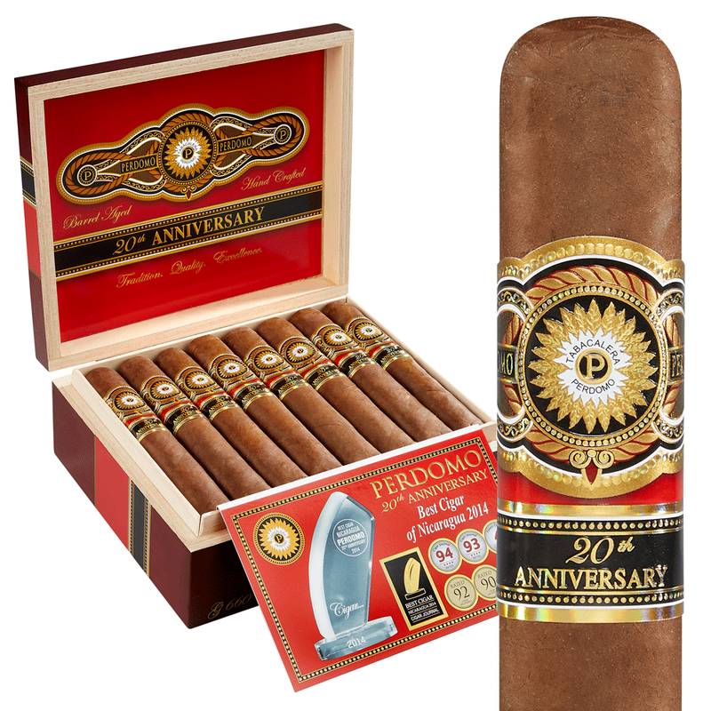 Perdomo 20th Anniversary Sun Grown Gordo Box of 24