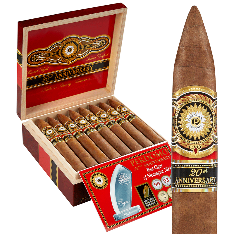 Perdomo 20th Anniversary Sun Grown Torpedo Box of 24