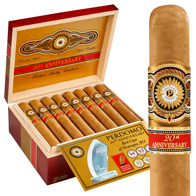 Perdomo 20th Anniversary Connecticut Gordo Box of 24