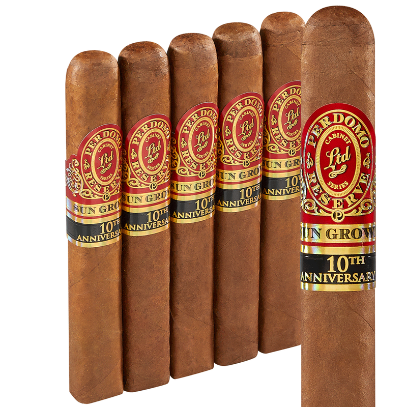 Perdomo Reserve 10th Anniversary Box-Pressed Sun Grown Churchill Box of 25