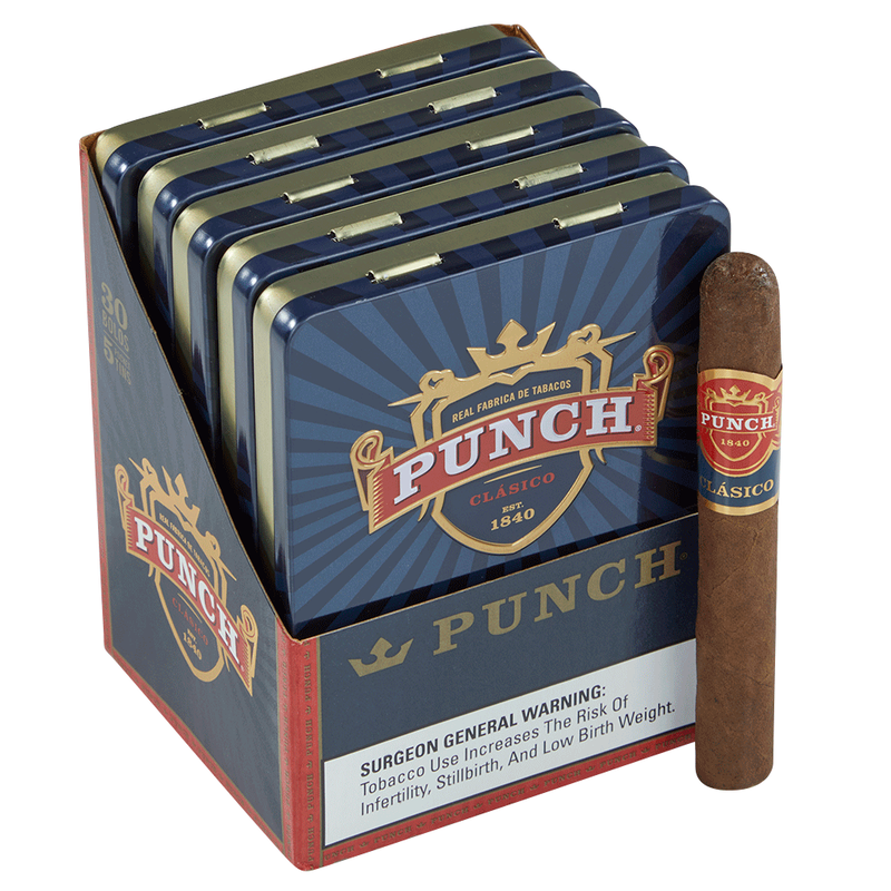 Punch Clasico Cigars Cigarillos Pack of 30