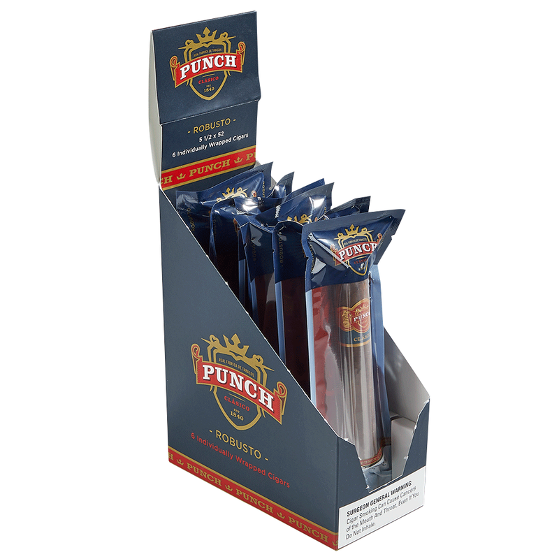 Punch Clasico Cigars Robusto Pack of 6