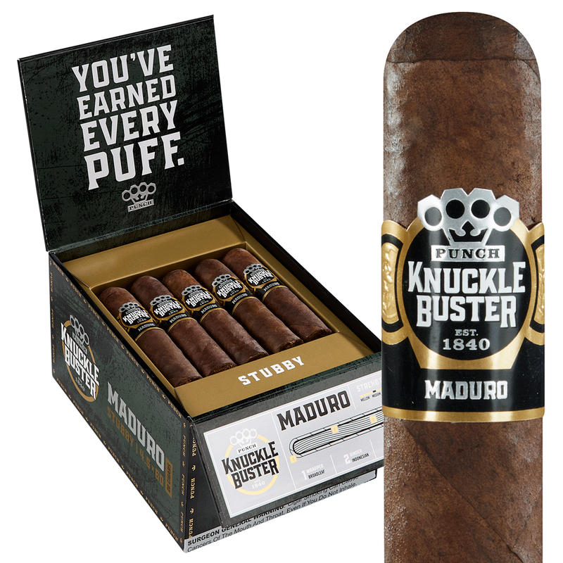 Punch Knuckle Buster Maduro Robusto Gordo Box of 20