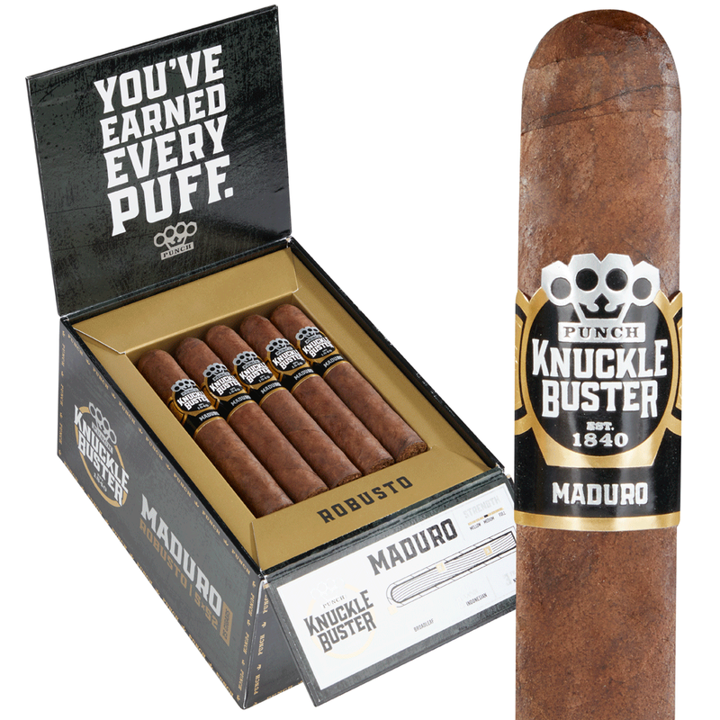 Punch Knuckle Buster Maduro Robusto Box of 25