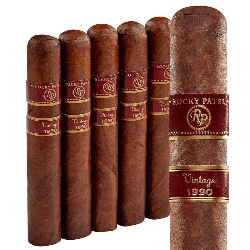 Rocky Patel Vintage 1990 Broadleaf Gordo Pack of 5