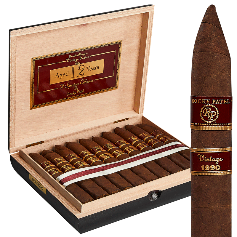 Rocky Patel Vintage 1990 Broadleaf Torpedo Box of 20