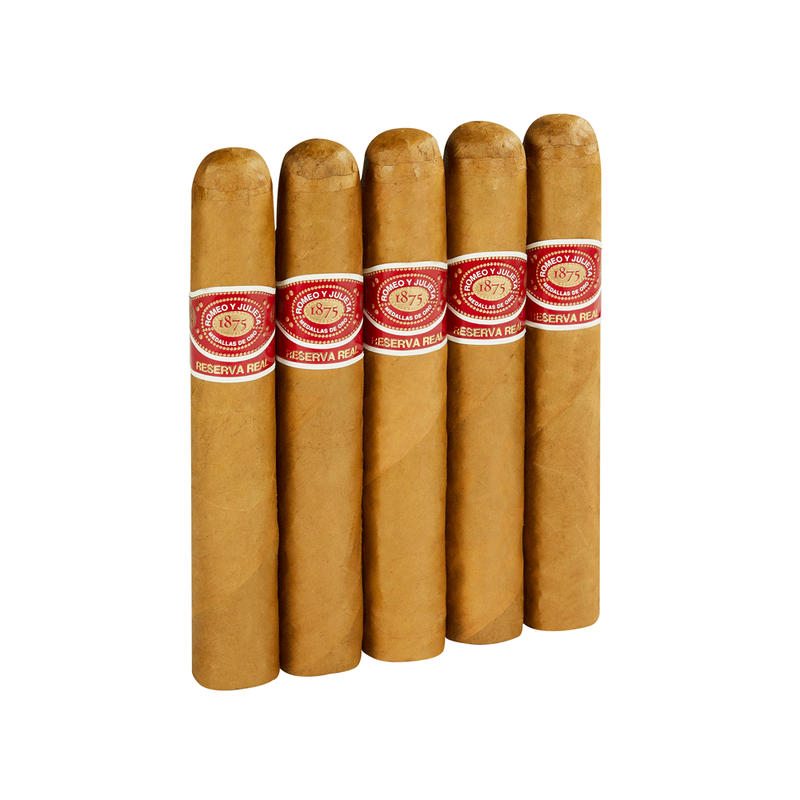 Romeo y Julieta Reserva Real Cigars Gordo Pack of 5