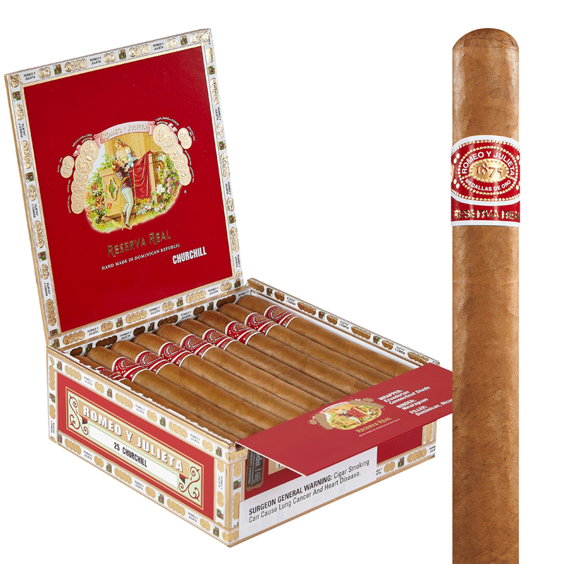 Romeo y Julieta Reserva Real Cigars Churchill Box of 25