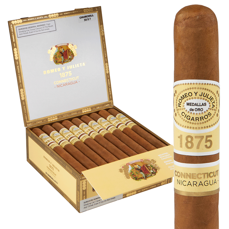 Romeo Y Julieta 1875 CT Nicaragua Churchill Box of 25