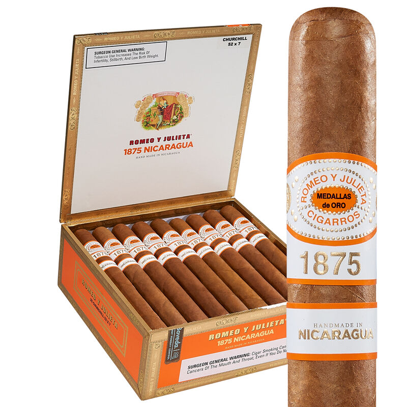 Romeo y Julieta 1875 Reserve Nicaraguan Churchill Box of 25