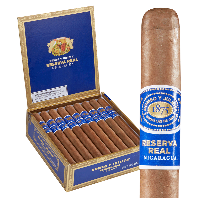 Romeo Y Julieta Reserva Real Nicaragua Churchill Box of 25