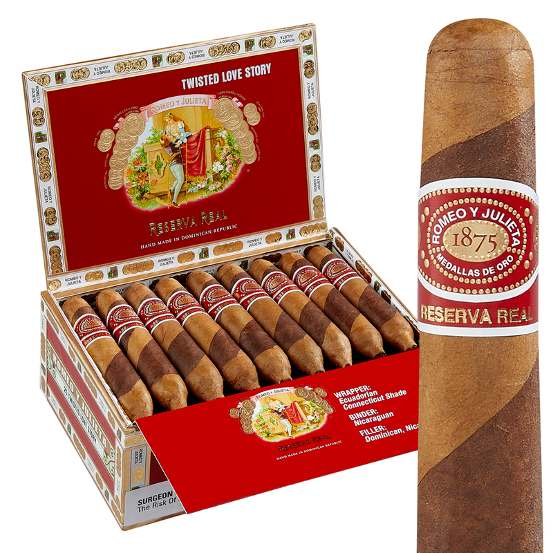 Romeo Y Julieta Real Twisted Box of 25