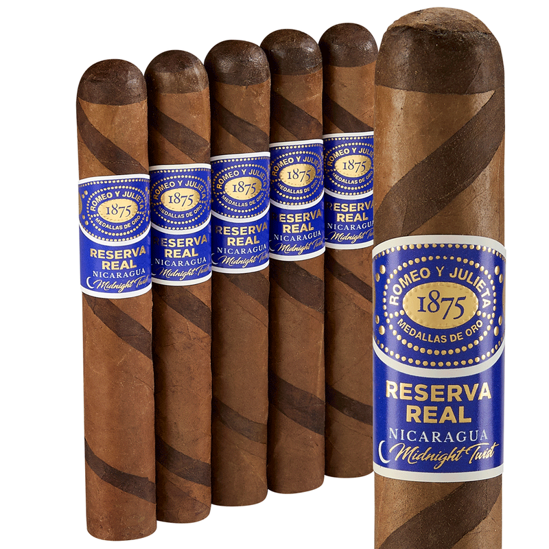 Romeo Y Julieta Reserva Real Nicaragua Midnight Twist Toro Pack of 5