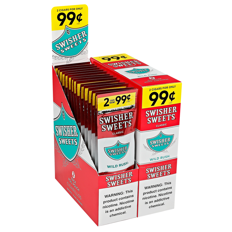 Swisher Sweets Wild Rush Cigarillos Pack of 60