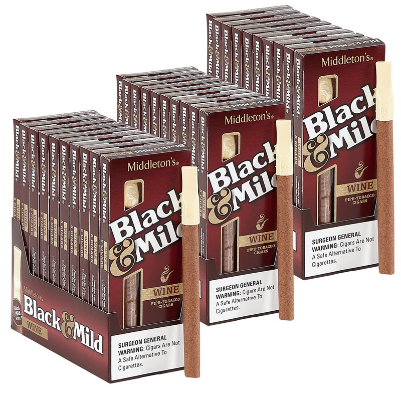 Black & Mild Wine Cigarillos Pack of 150