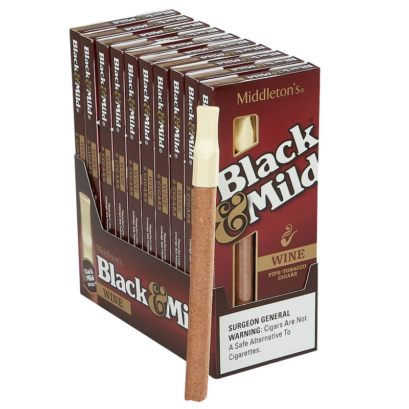 Black & Mild Wine Cigarillos Pack of 50 [10/5]