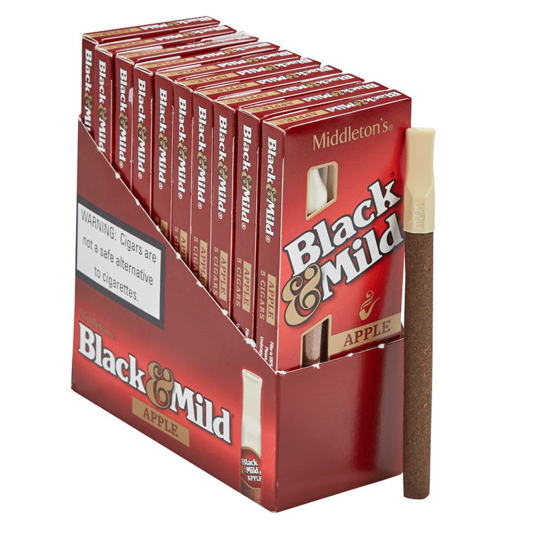 Black & Mild Apple Cigarillos Pack of 50 [10/5]
