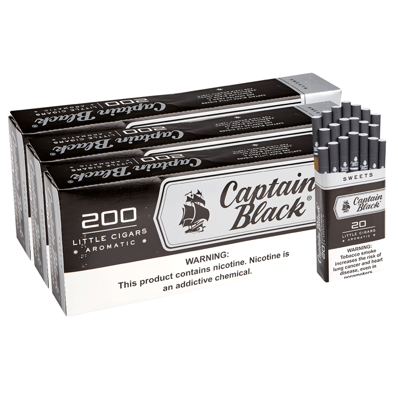 Captain Black Filtered Cigarillos Pack of 400 [20/20]