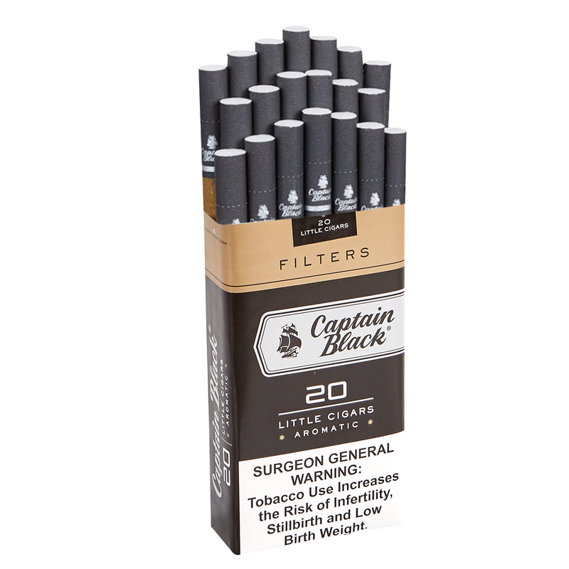 Captain Black Filtered Cigarillos Pack of 200 [10/20]