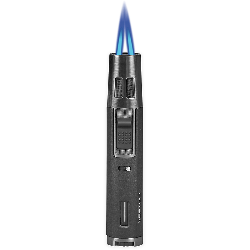 Vertigo Dagger Double Torch Lighter Black/Gunmetal