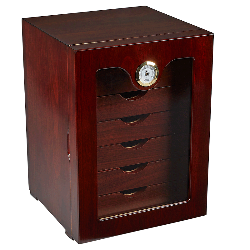 Cherrywood Lucky 7 Humidor 200 Cigar Capacity