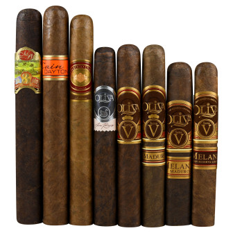 Best of Oliva Thin Rings - Ultimate 8-Cigar Collection