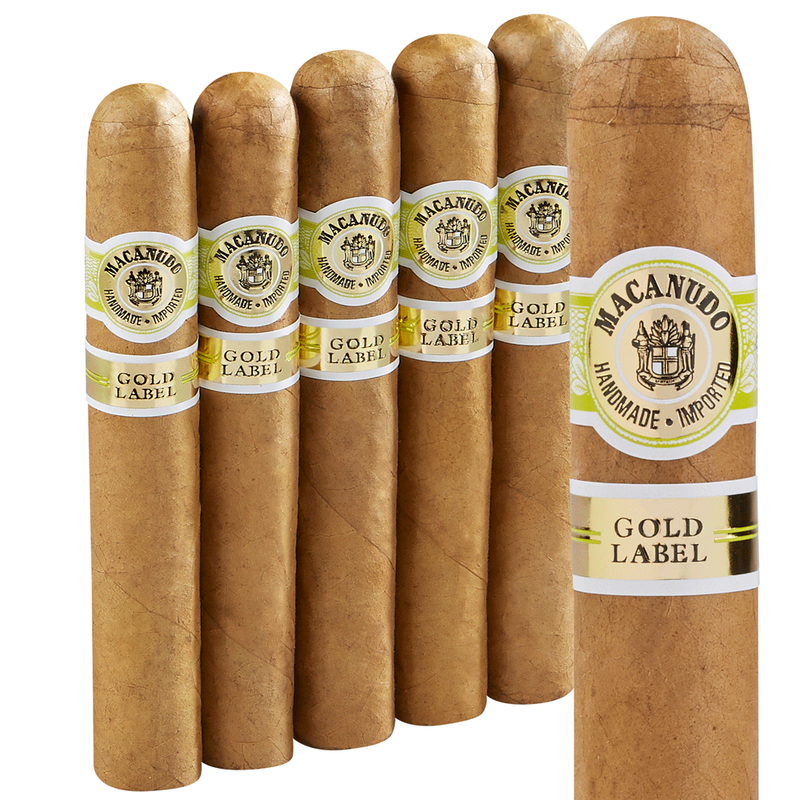 Macanudo Gold Label Robusto Pack of 5