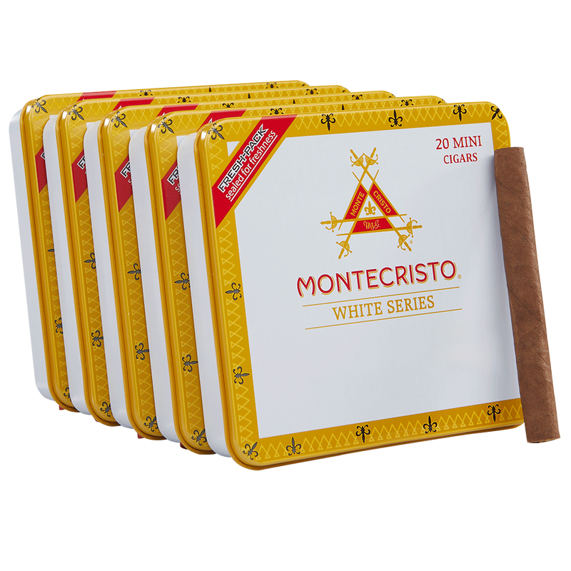 Montecristo White Series Cigars Cigarillos Pack of 100