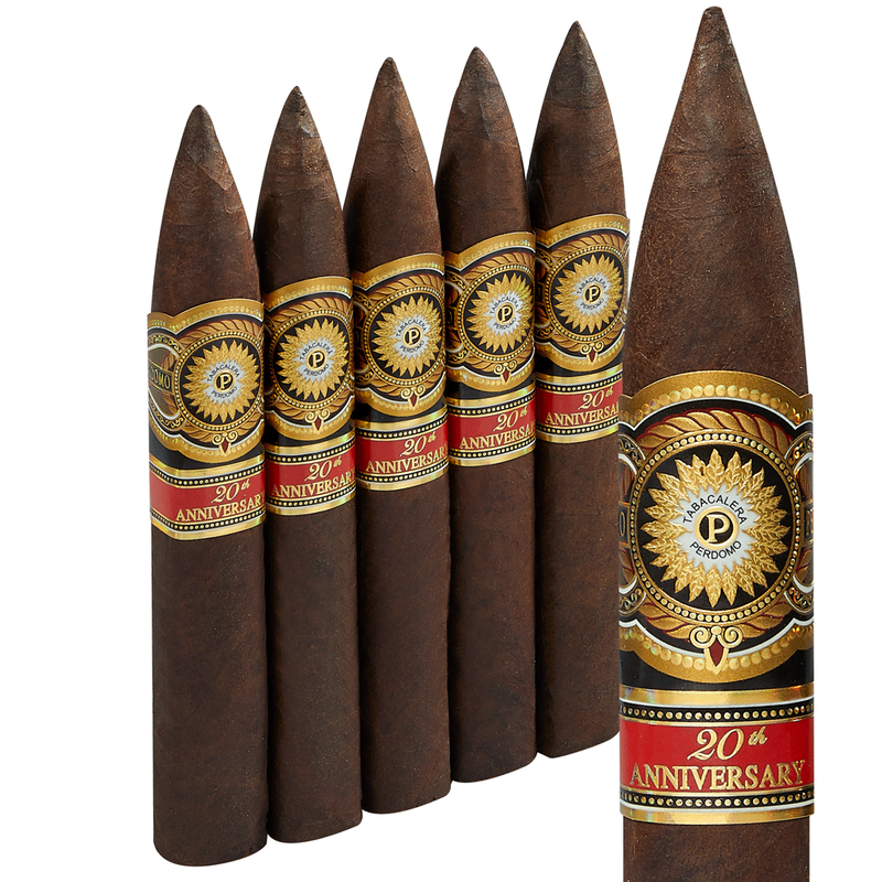 Perdomo 20th Anniversary Maduro Torpedo Pack of 5
