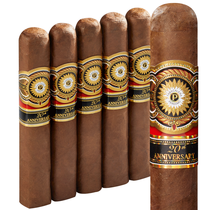 Perdomo 20th Anniversary Sun Grown Pack of 5
