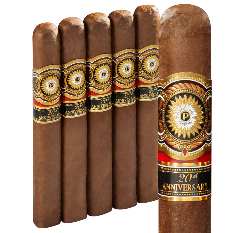Perdomo 20th Anniversary Sun Grown Churchill Pack of 5